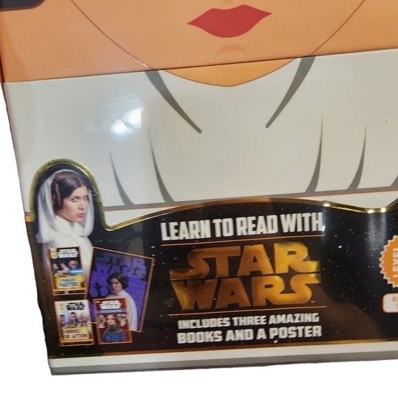 Star Wars NEW sealed Learn to read  3 book set + poster level 2 - Picture 4 of 8